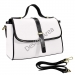 Multi-Function Leather Satchel-Black (Model 1739)