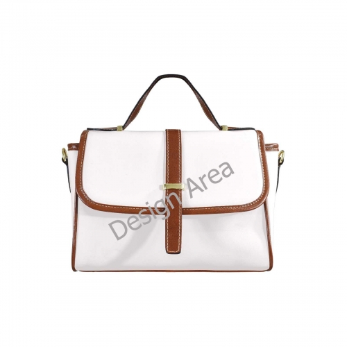 Multi-Function Leather Satchel-Brown (Model 1739)