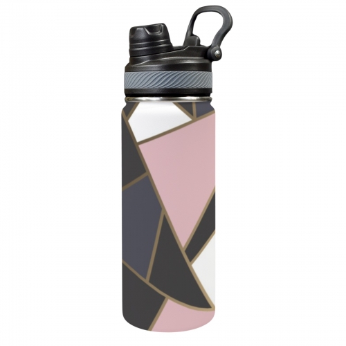 Insulated Water Bottle with Dual-Use Lid (18oz)