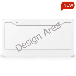 License Plate (2 Round Holes)
