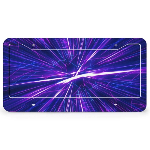 License Plate (4 Round Holes)