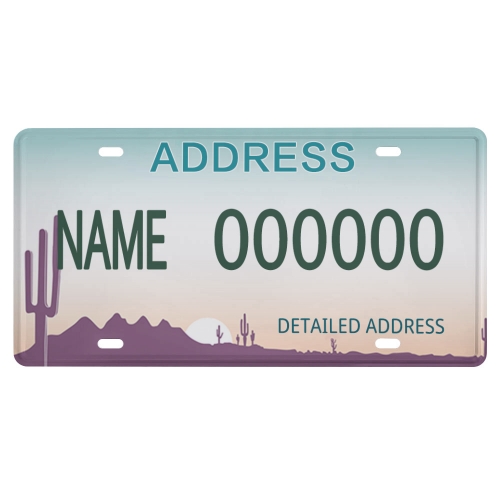 License Plate (Iron)