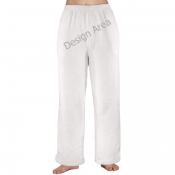 Women's Coral Fleece Pajama Trousers (Model L76)