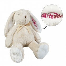 Custom Embroidered Bunny Plush Toy-Large