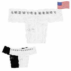 Custom Letter Lace Thong (Back Customizing)