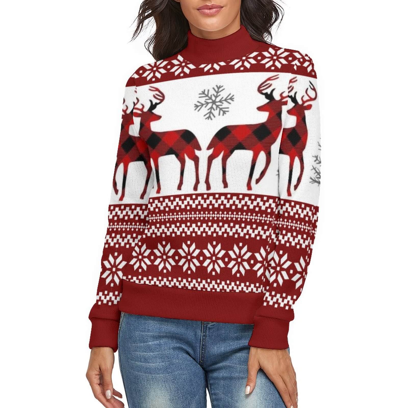 Women's High Neck Sweater