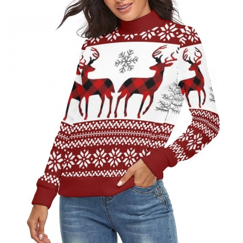 Women's High Neck Sweater