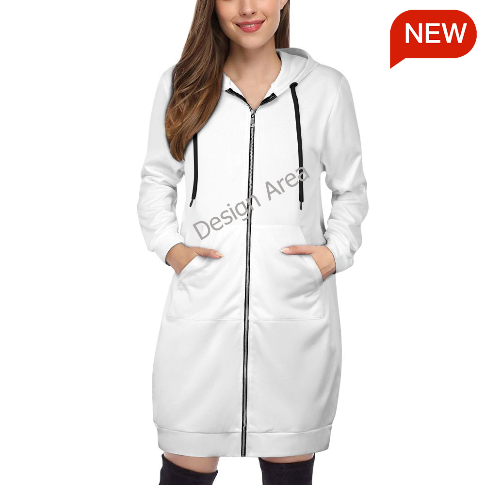 Women's Hooded Sweatshirt Dress