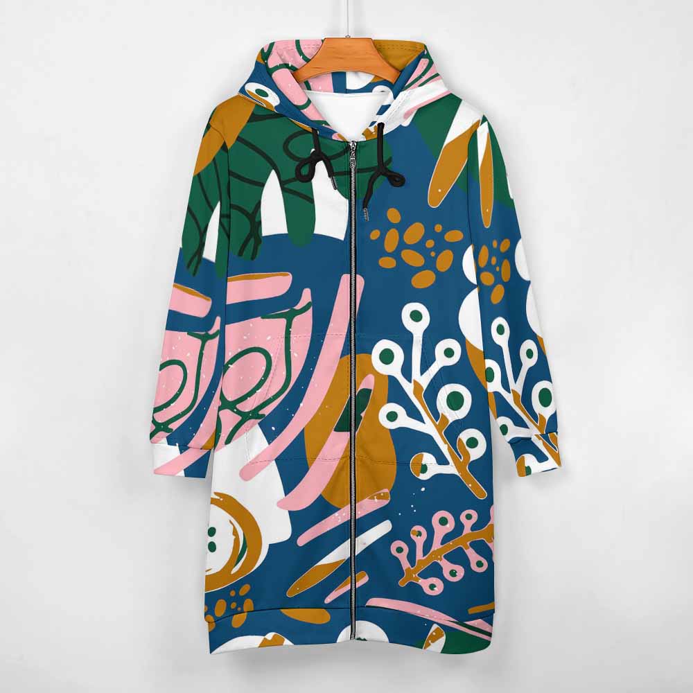 Women's Hooded Sweatshirt Dress