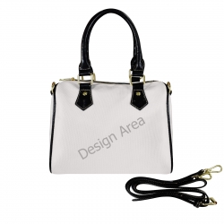 Boston Handbag-Black Handle (Model 1746)