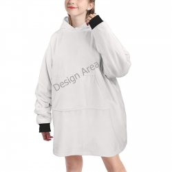 Blanket Hoodie for Big Kids (Model H67)