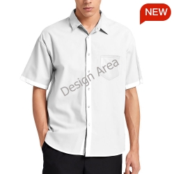 Men's Short Sleeve Shirt with Pocket (B339)