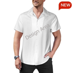 Men's Cuban Collar Shirt (AY006)