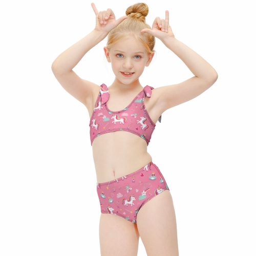 Children's Two-Piece Strappy Swimsuit