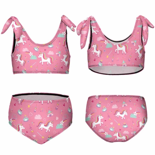 Children's Two-Piece Strappy Swimsuit