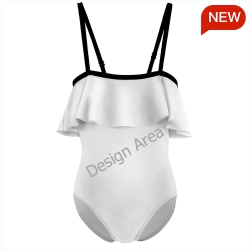 Children's Off-shoulder Swimsuit (NT045)