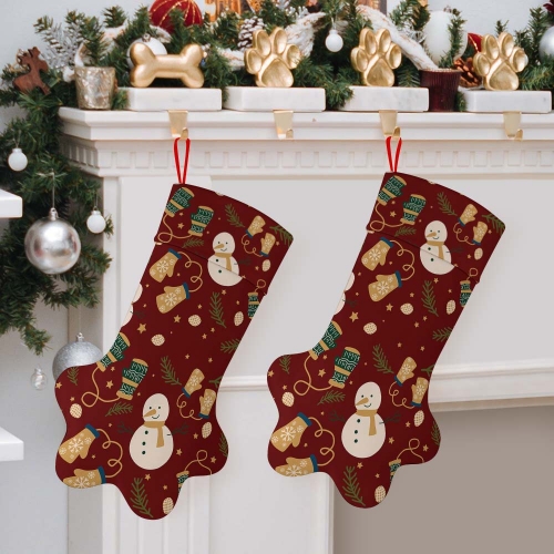 Paw Shape Christmas Stocking