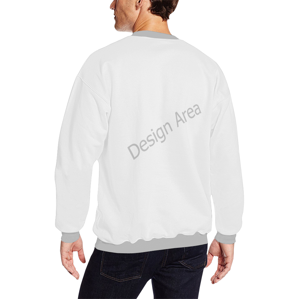 All Over Print Crewneck Sweatshirt for Men (Model H18)