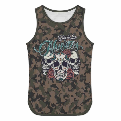 Men's Side-Split Basic Tank Top