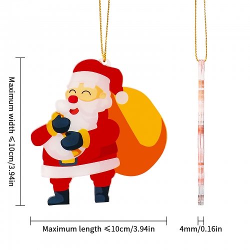 Custom Photo Acrylic Hanger Ornament (Different Printing)(3PCs)