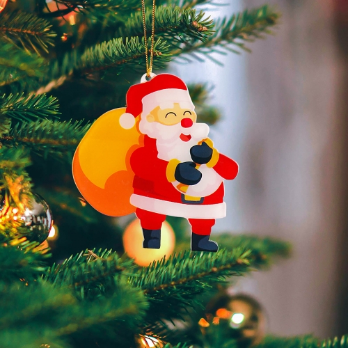 Custom Photo Acrylic Hanger Ornament (Different Printing)(3PCs)