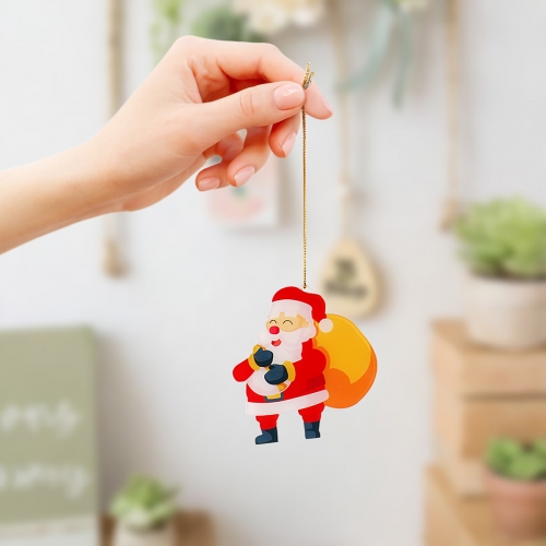 Custom Photo Acrylic Hanger Ornament (Different Printing)(5PCs)