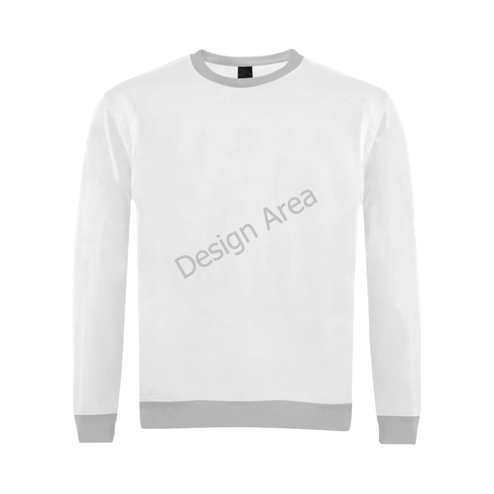All Over Print Crewneck Sweatshirt for Men/Large (Model H18)