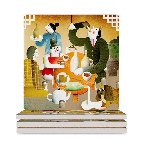 Ceramic Coasters (Square)