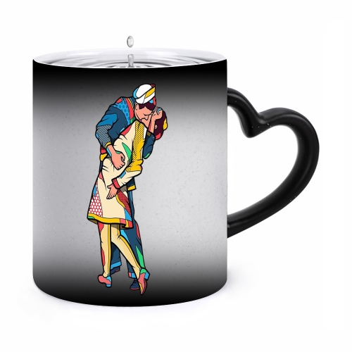 Heart Handle Color Change Mug