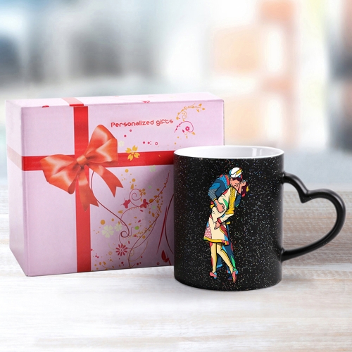 Heart Handle Color Change Mug