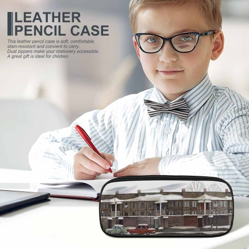 Leather Pencil Bag