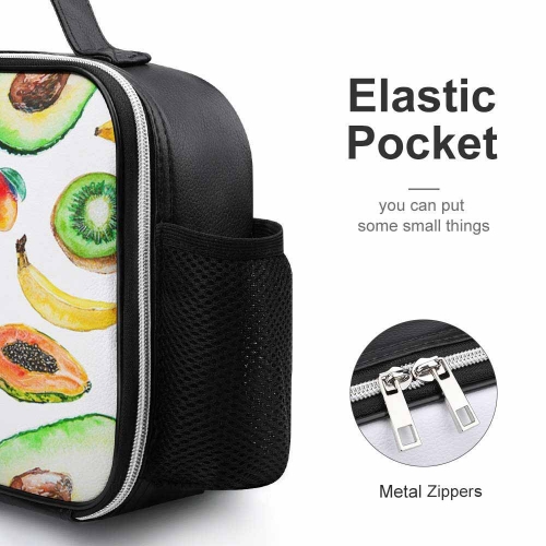 Lunch Bag with Detachable Buckled Handle