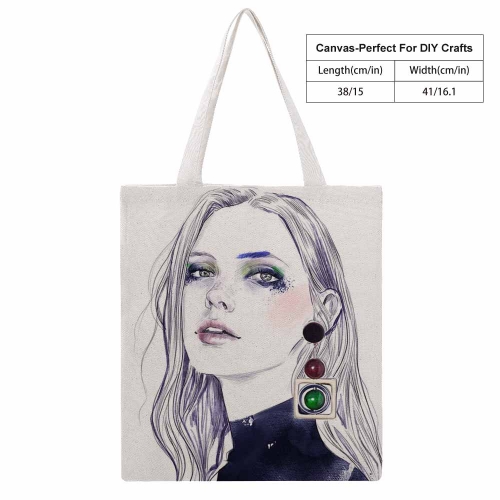 Canvas Tote Bag-38x41CM (Two-Sided Print)