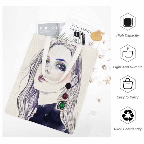 Canvas Tote Bag-38x41CM (Two-Sided Print)