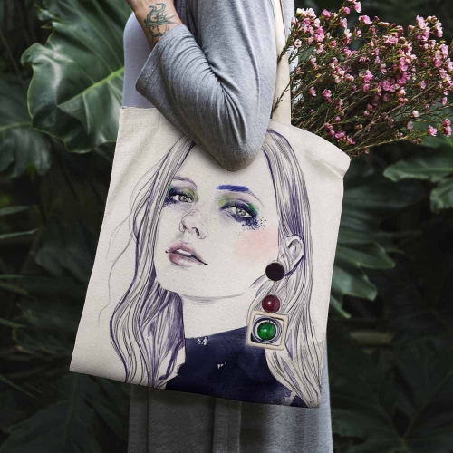 Canvas Tote Bag-38x41CM (Two-Sided Print)