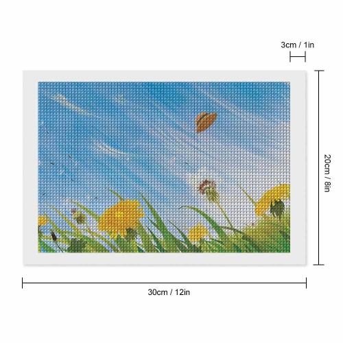 Glitter DIY Canvas Wall Art 12"×8"