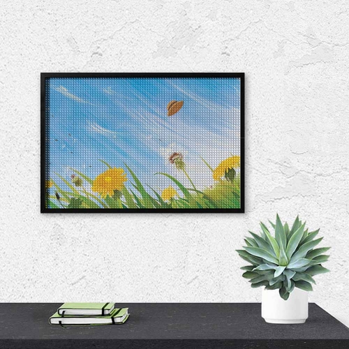 Glitter DIY Canvas Wall Art 12"×8"
