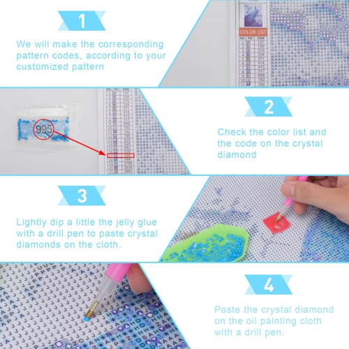 Glitter DIY Canvas Wall Art 16"×12"