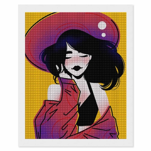 Glitter DIY Canvas Wall Art 16"×20"