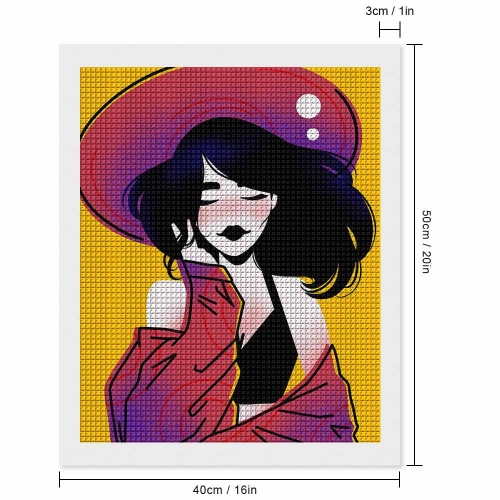 Glitter DIY Canvas Wall Art 16"×20"