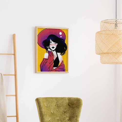 Glitter DIY Canvas Wall Art 16"×20"