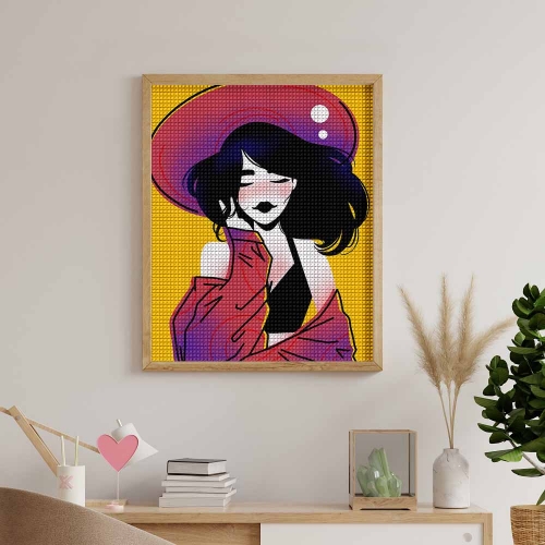 Glitter DIY Canvas Wall Art 16"×20"