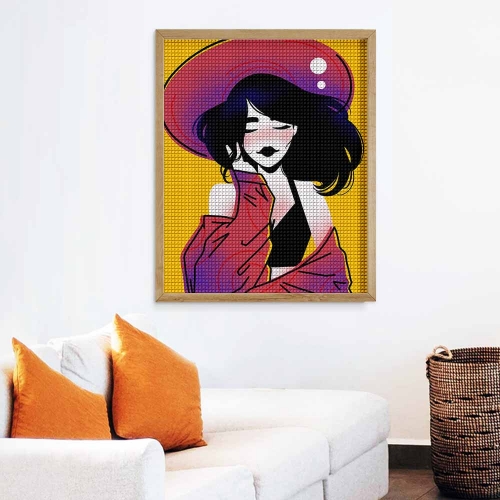 Glitter DIY Canvas Wall Art 16"×20"