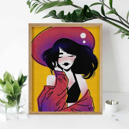 Glitter DIY Canvas Wall Art 16"×20"