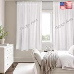 Window Curtain 52"x63" (2-Piece)