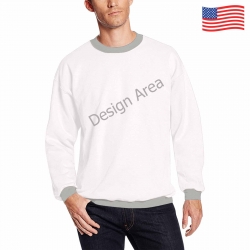 Men's Crew Neck Sweatshirt (Model H18)