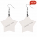 Wooden Earrings Pendant (Start Shape)
