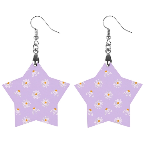 Wooden Earrings Pendant (Start Shape)