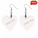 Wooden Earrings Pendant (Love Shape)
