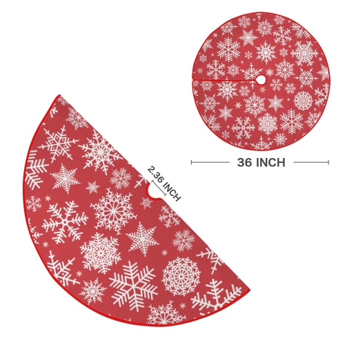 Thin Christmas Tree Skirt 36"x36"